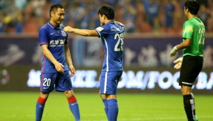  武磊破门海港击败申花夺超级杯